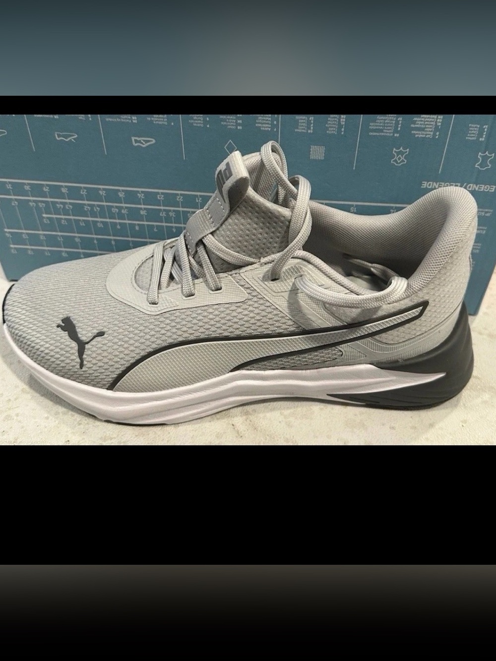 Puma Men’s Disperse Athletic Sneakers Gray Size 10 M us